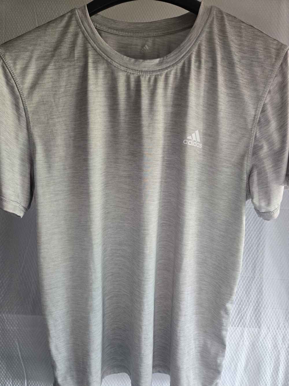 Adidas Men’s Light Gray Performance Tee